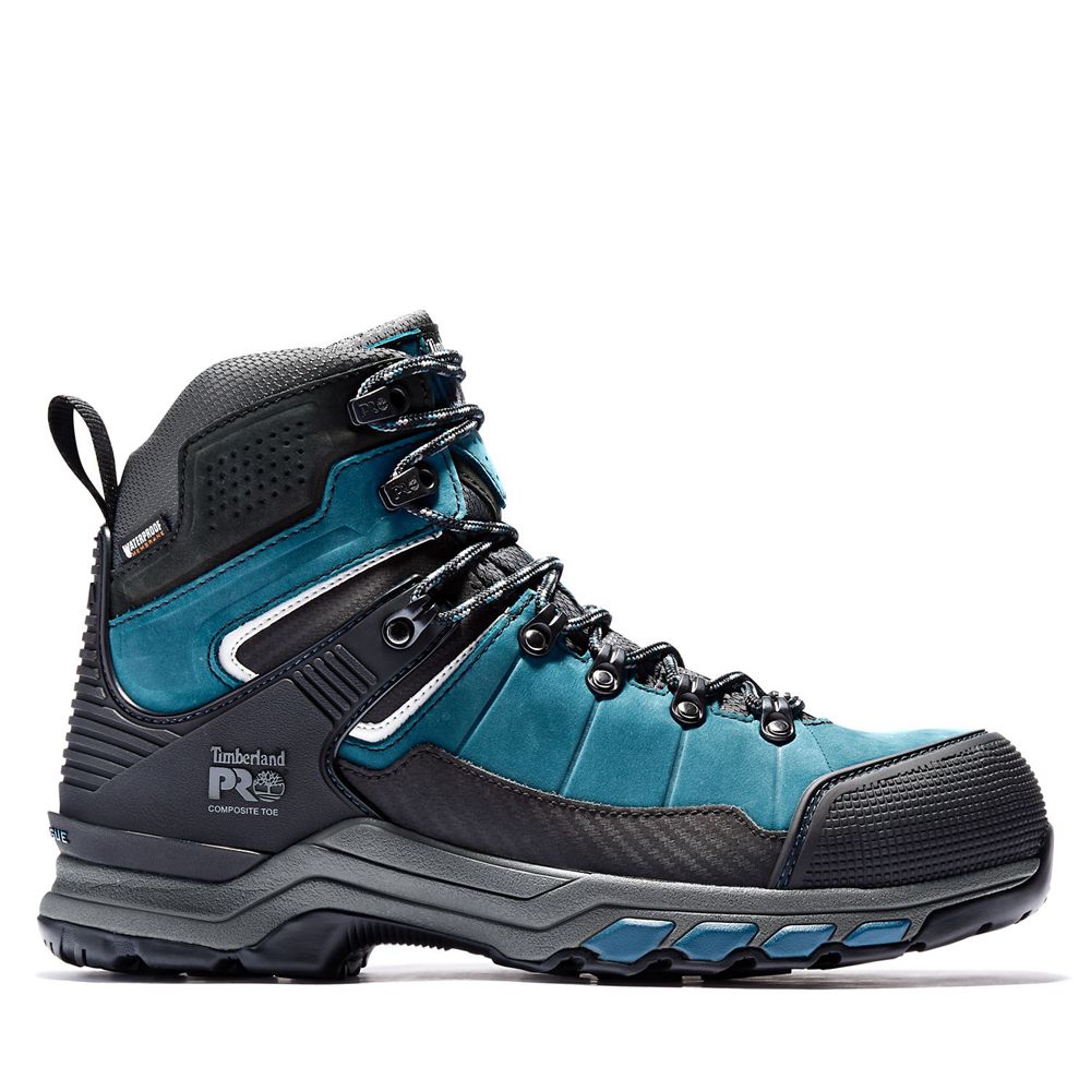 Bocanci De Muncă Timberland Barbati Albastri/Negrii - Pro® Hypercharge Trd Waterproof Composite-Toe